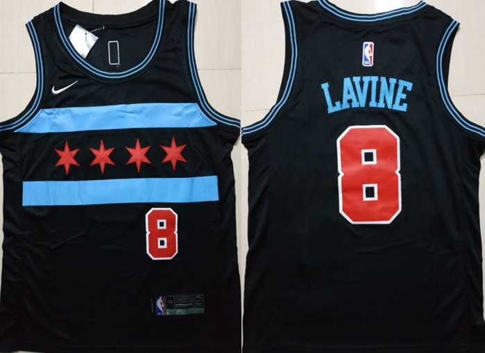 Bulls 8 Zach Lavine Black 2018 19 City Edition Nike Swingman Jersey,We sell and wholesale Bulls 8 Zach Lavine Black 2018 19 City Edition Nike Swingman Jersey on line form chian!